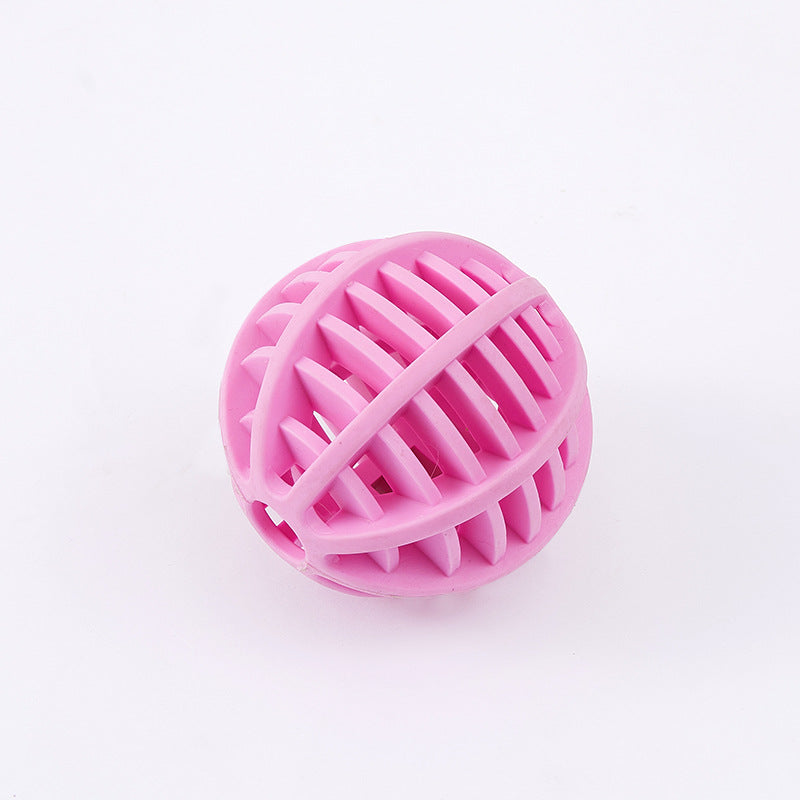Dog Toy Pet Bite Resistant Molar To Relieve Boredom Toy TPR Leakage Ball Funny Training Teeth Cleaning Rubber Ball