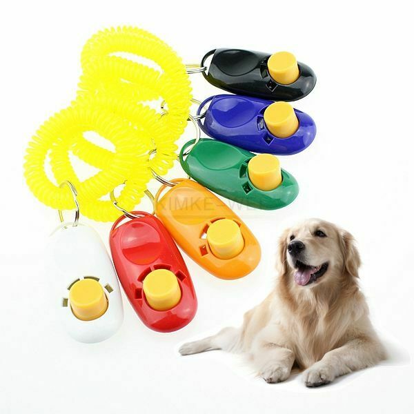 1pcs Pet Trainer Dog Training Clicker Clicker Training Clicker Color Random