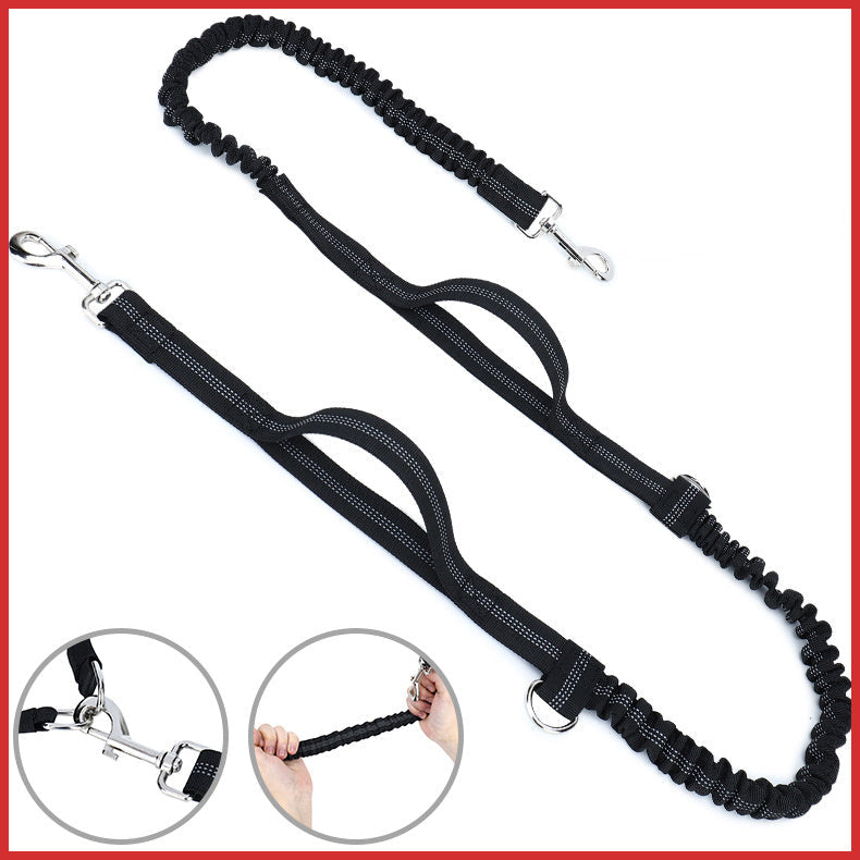 Hands-Free Dog Walking Waist Leash Bag