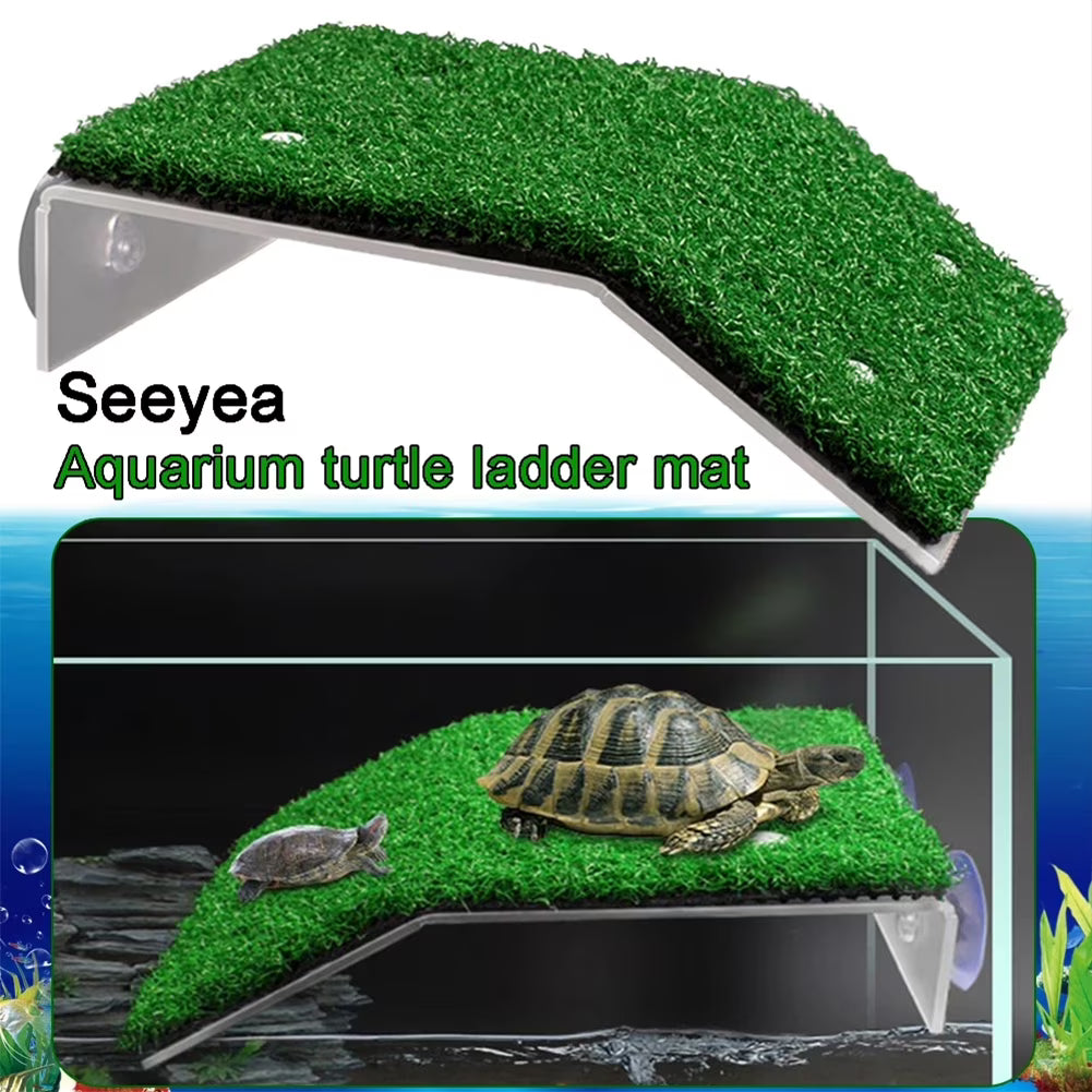 Reptile Basking Platform with Ramp