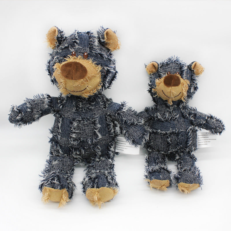 Plush Bear Squeak Dog Toy