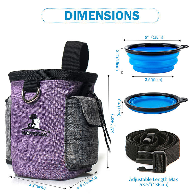 Portable Pet Training Treat Bag