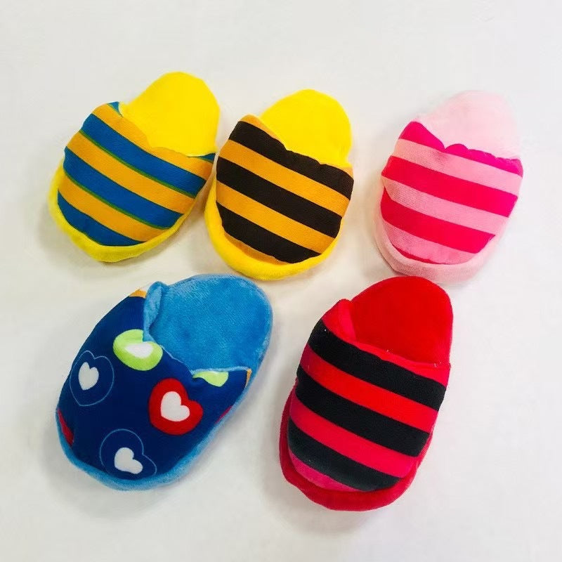 Plush Toy Pet Cat Dog Simulation Sound Comfort Anti-Depression Exercise Intellectual Vent Interactive Training Slipper