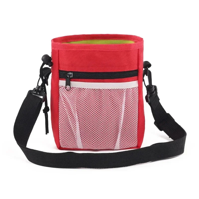 Pet Dog Puppy Training Treat Snack Pet Feed Pocket Pouch Multifunctional Pouch Food Crossbody Bag Pocket Dogwalking Waist Bag