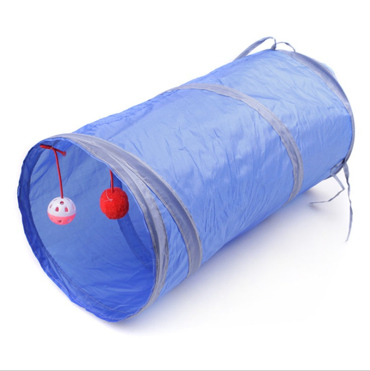Foldable Two-Way Cat Tunnel