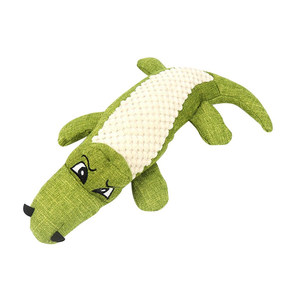 Fast delivery New Pet Dog Toy Linen Plush Animal Toy Dog Chew Squeaky Noise Cleaning Teeth Toy Chew Training Supplies
