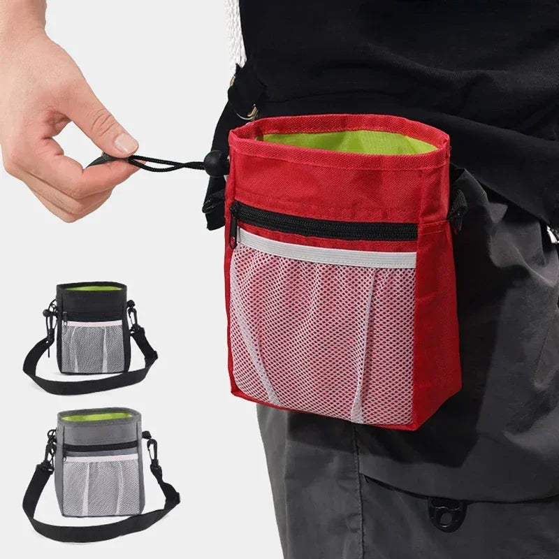 Pet Dog Puppy Training Treat Snack Pet Feed Pocket Pouch Multifunctional Pouch Food Crossbody Bag Pocket Dogwalking Waist Bag