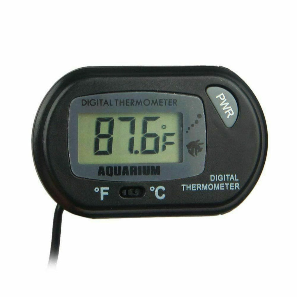 LCD Digital Aquarium Thermometer Fish Tank Water Temperature Meter Aquarium Temp Detector Fish Alarm Pet Supplies Tool Aquatic
