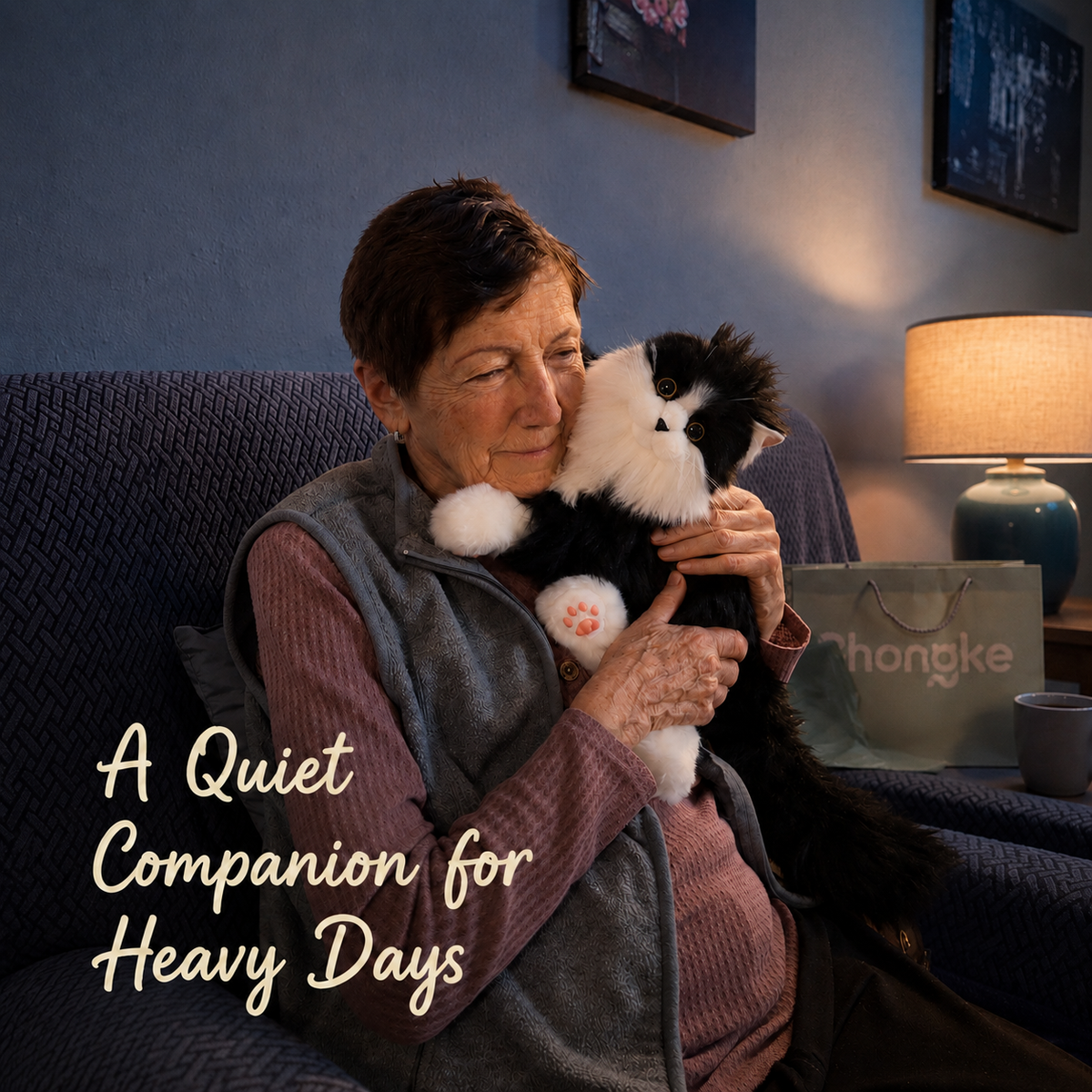 Percy Interactive Robot Cat Companion for Seniors