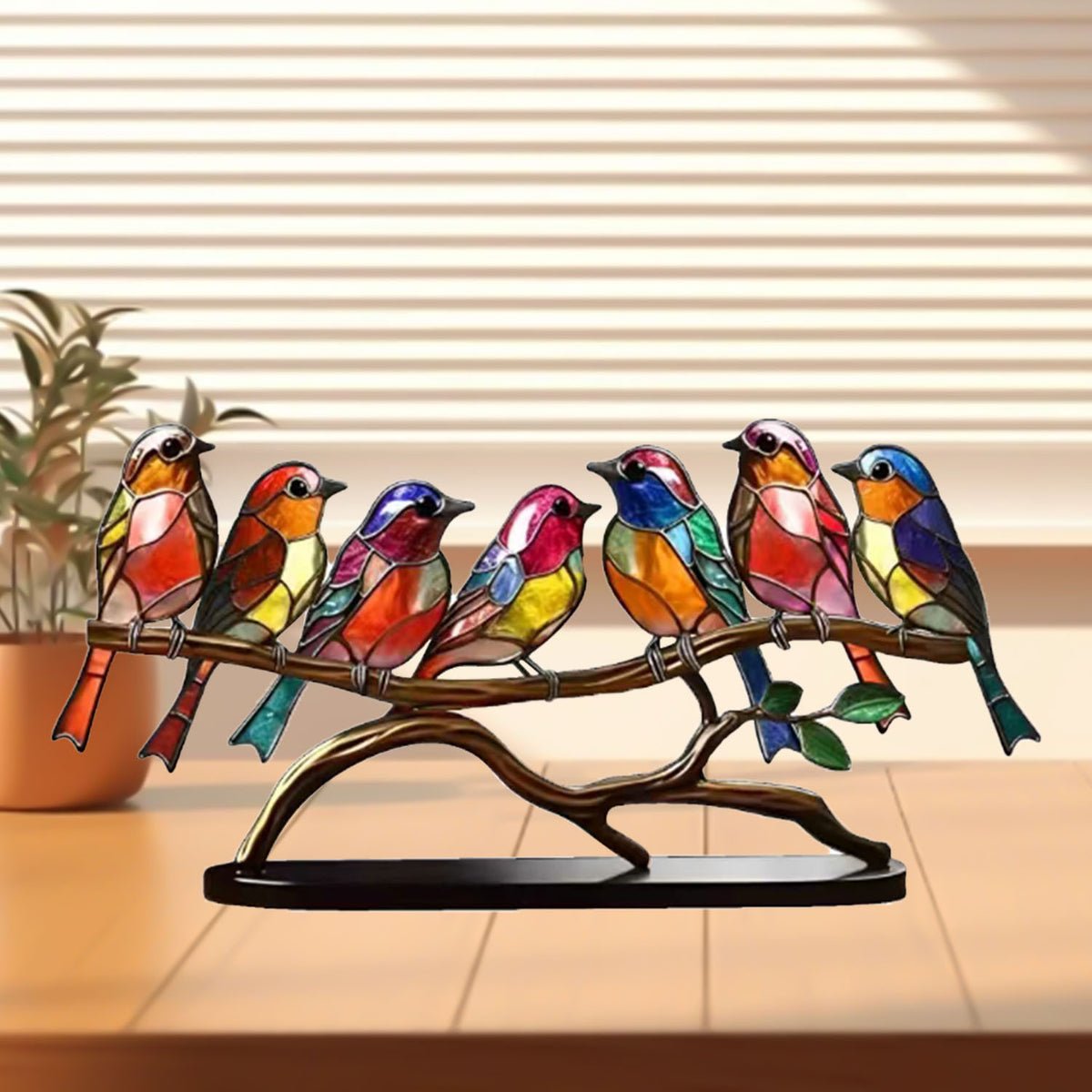 Zibi animal bird ornaments home decoration ornaments flowers bird pendants acrylic home