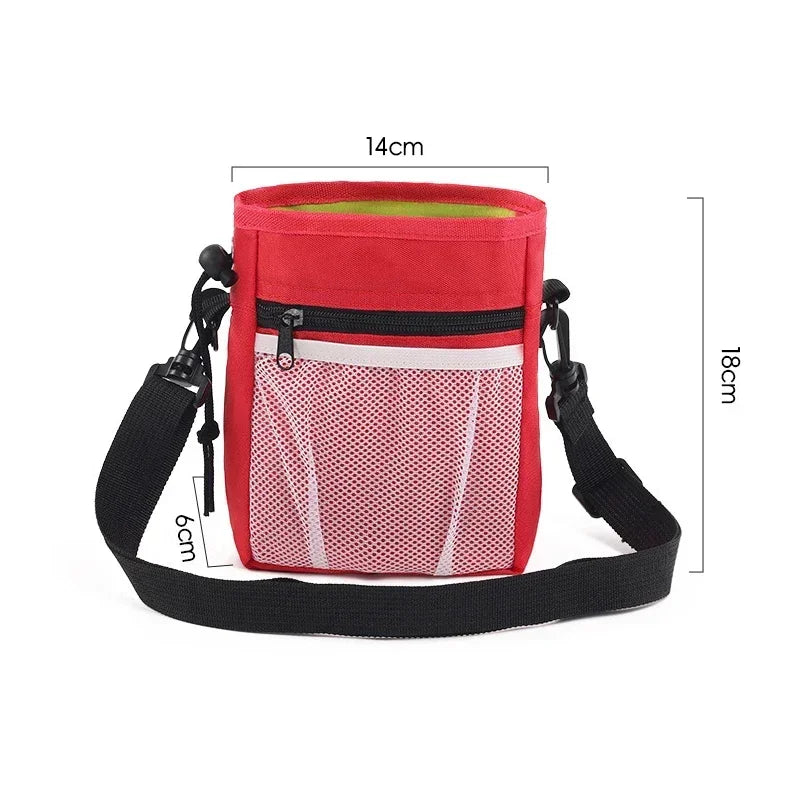 Pet Dog Puppy Training Treat Snack Pet Feed Pocket Pouch Multifunctional Pouch Food Crossbody Bag Pocket Dogwalking Waist Bag