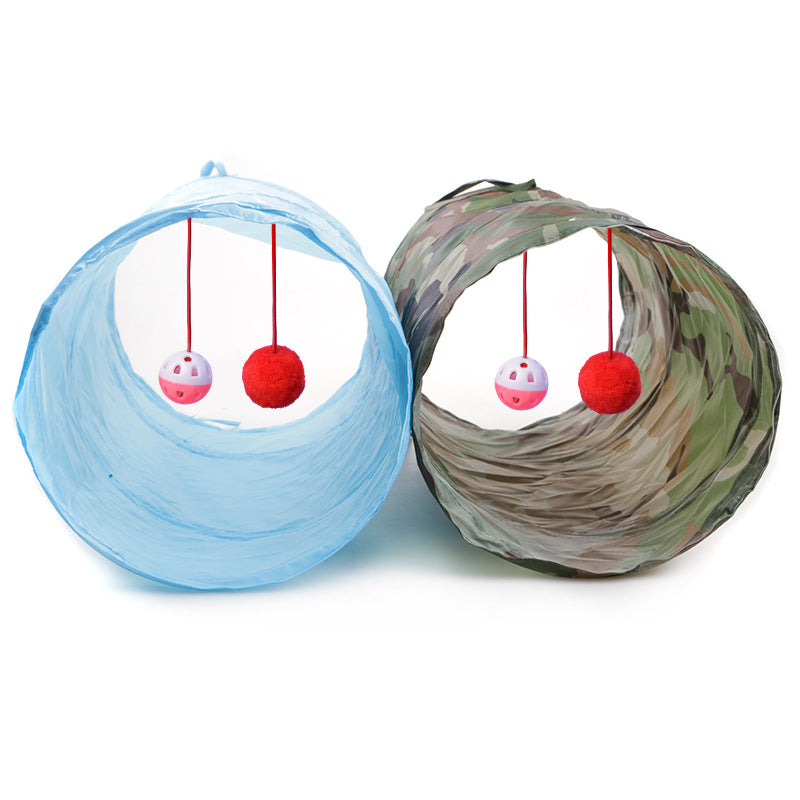 Foldable Two-Way Cat Tunnel