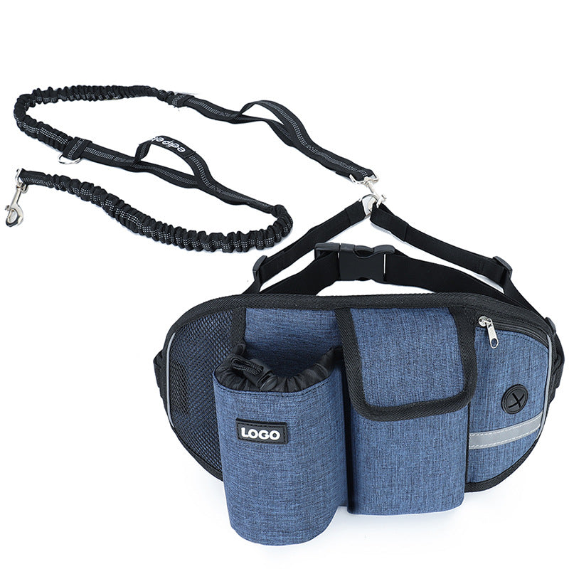 Hands-Free Dog Walking Waist Leash Bag