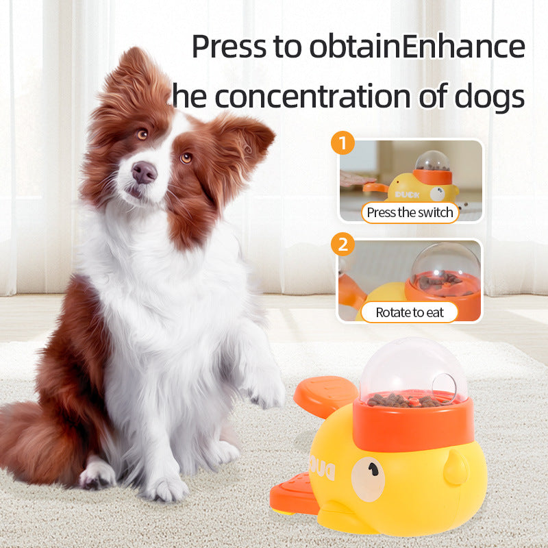 Duck-Shaped Slow Feeder Dog Puzzle