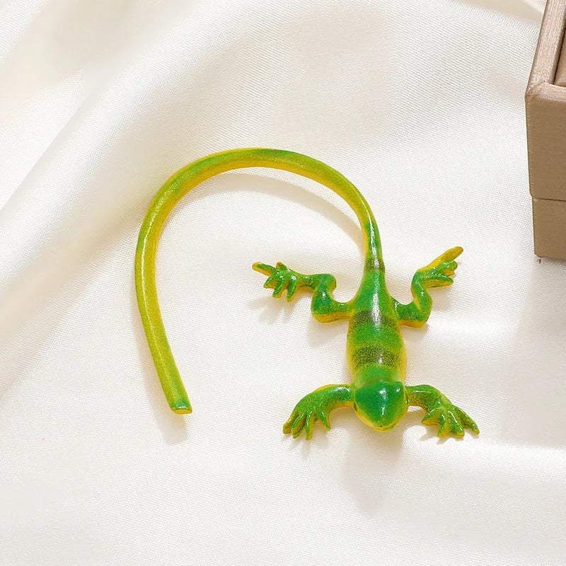 Frog Lizard Earless Ear Clip Retro Punk Exaggerated Frog Earbone Clip Earrings
