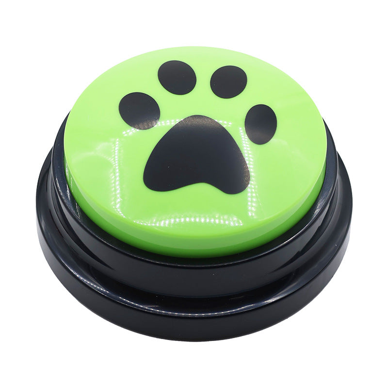 Dog Talking Button Pet Communication Key Sound Maker Cat Bell Toy Supplies Voice Recording Training Device