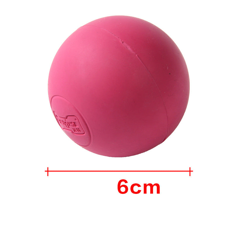 Rubber elastic solid ball dog toy grinding interactive training pet ball
