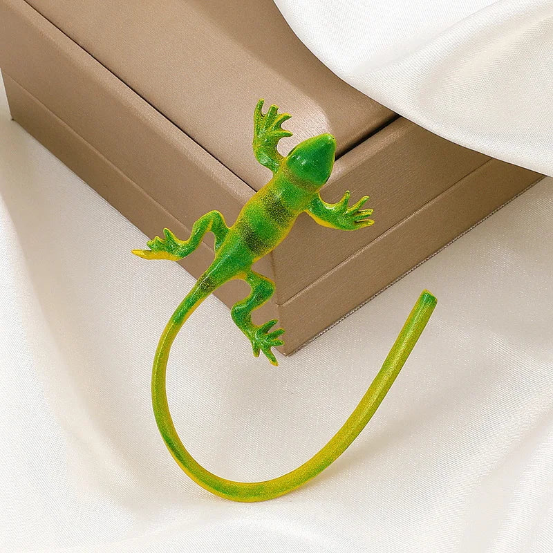 Frog Lizard Earless Ear Clip Retro Punk Exaggerated Frog Earbone Clip Earrings