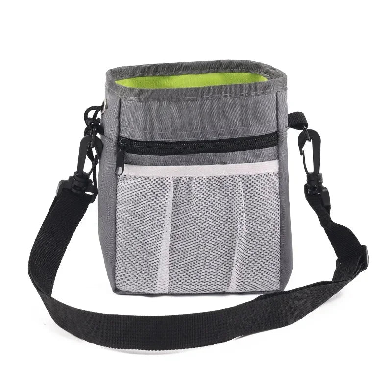 Pet Dog Puppy Training Treat Snack Pet Feed Pocket Pouch Multifunctional Pouch Food Crossbody Bag Pocket Dogwalking Waist Bag