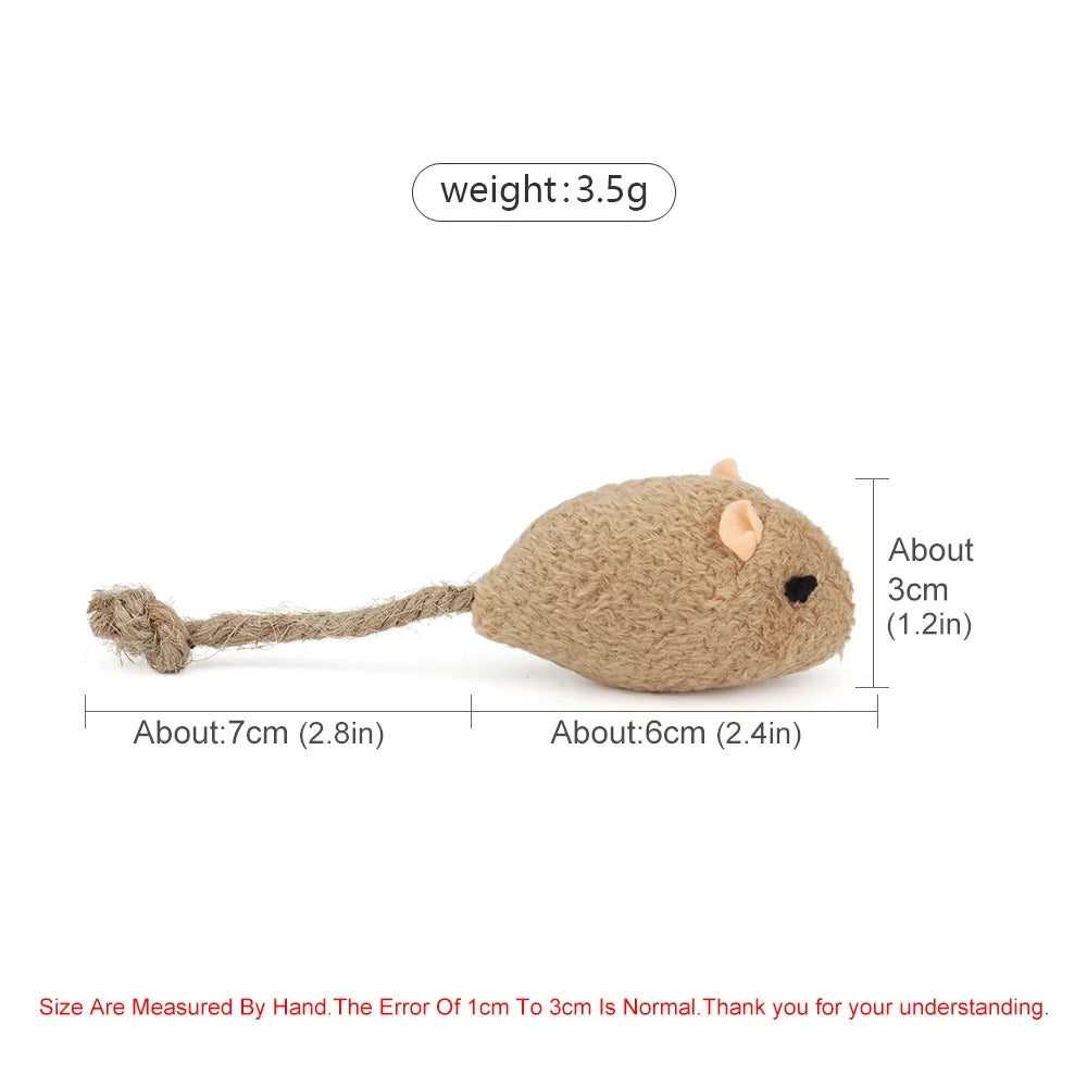 Catnip Mouse Toys (12-Pack)