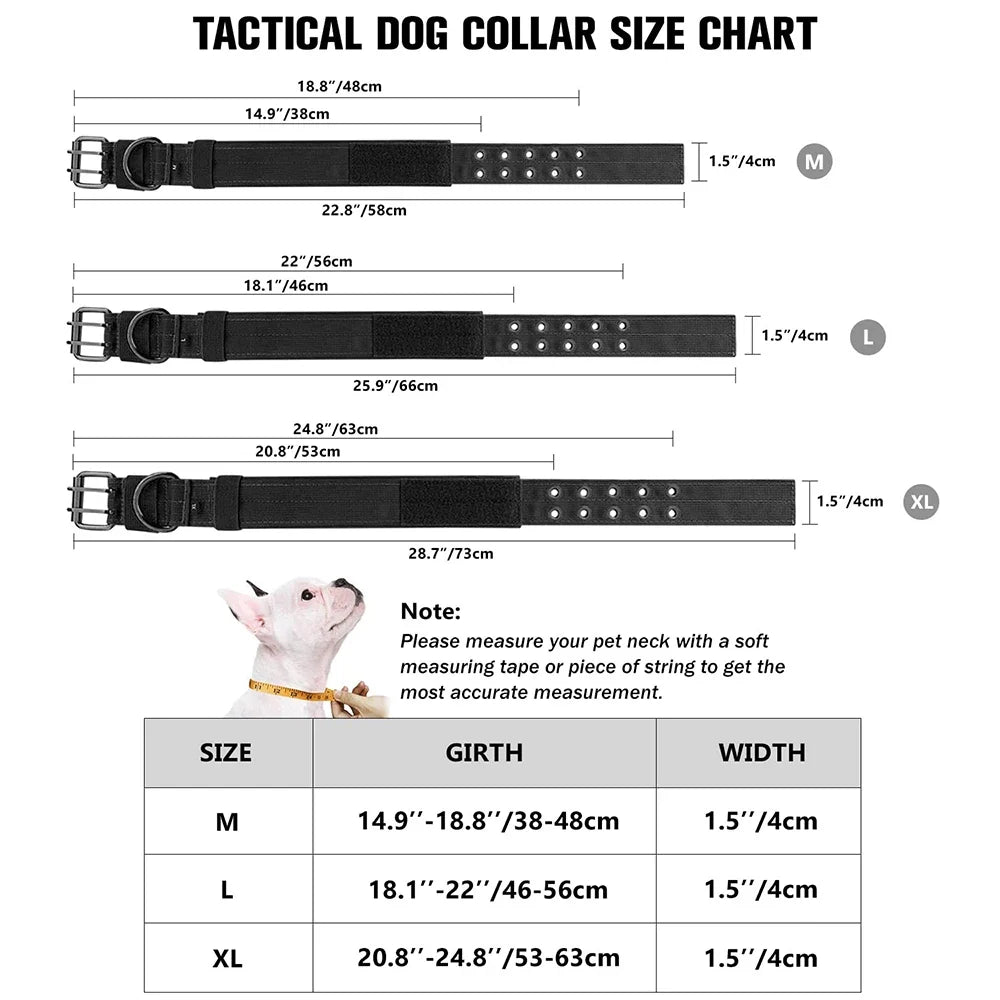 Tactical Nylon Dog Collar