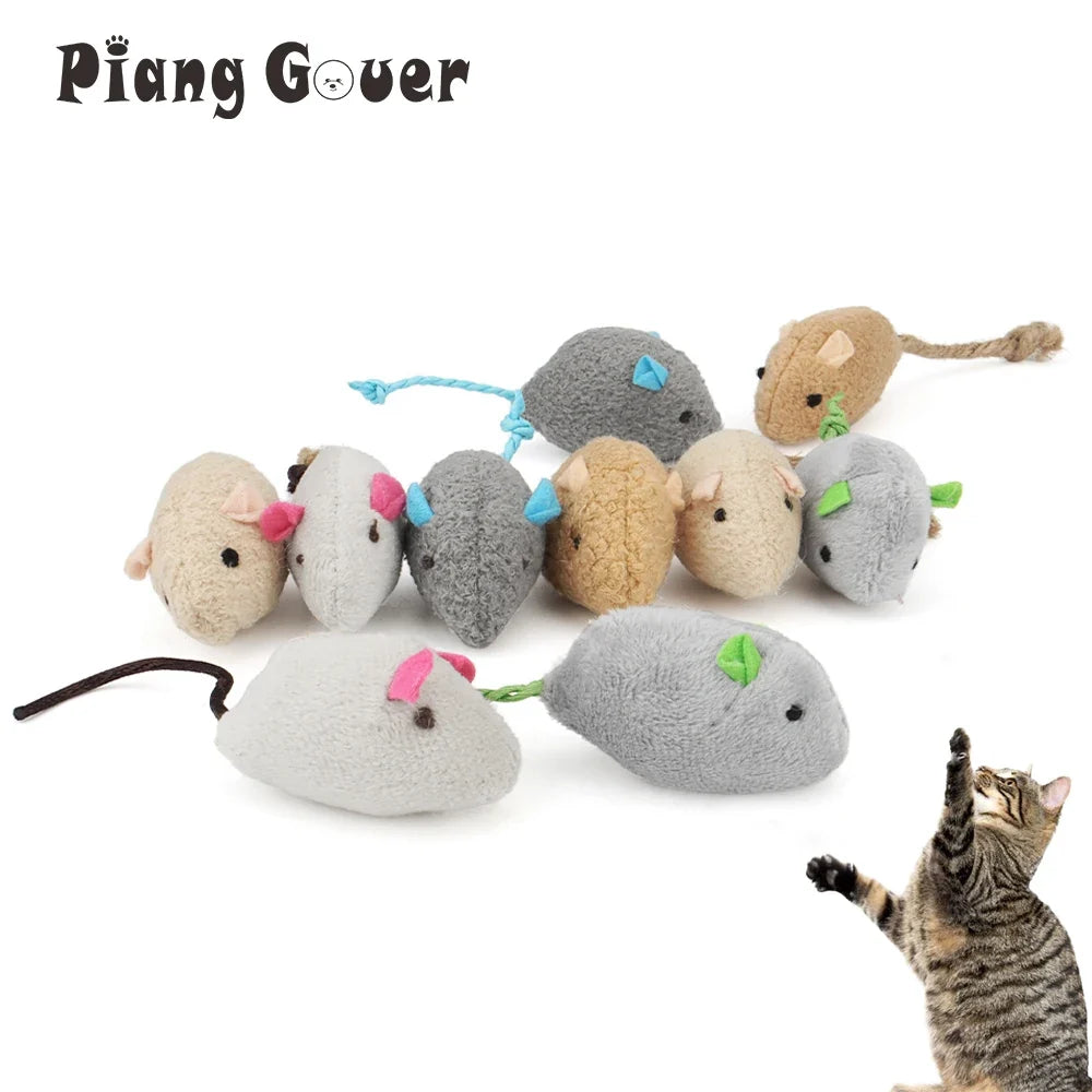 Catnip Mouse Toys (12-Pack)