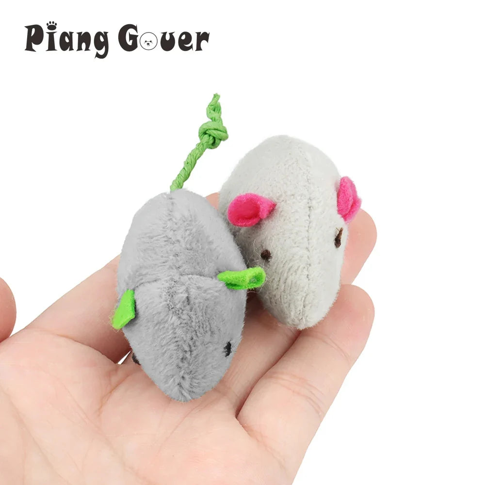 Catnip Mouse Toys (12-Pack)