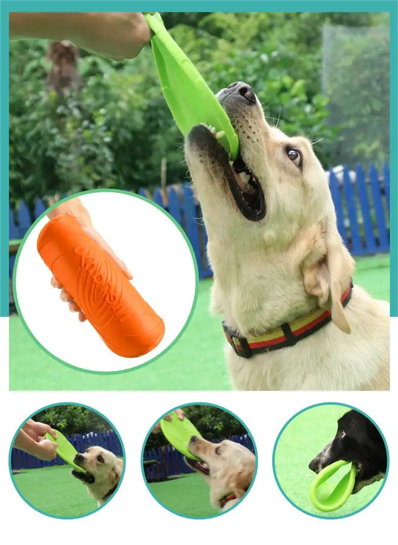 Bite-Resistant Flying Disc Dog Toy