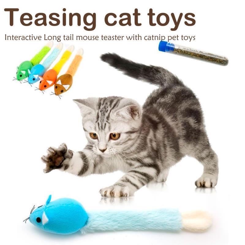 Long-Tail Mouse Cat Toy