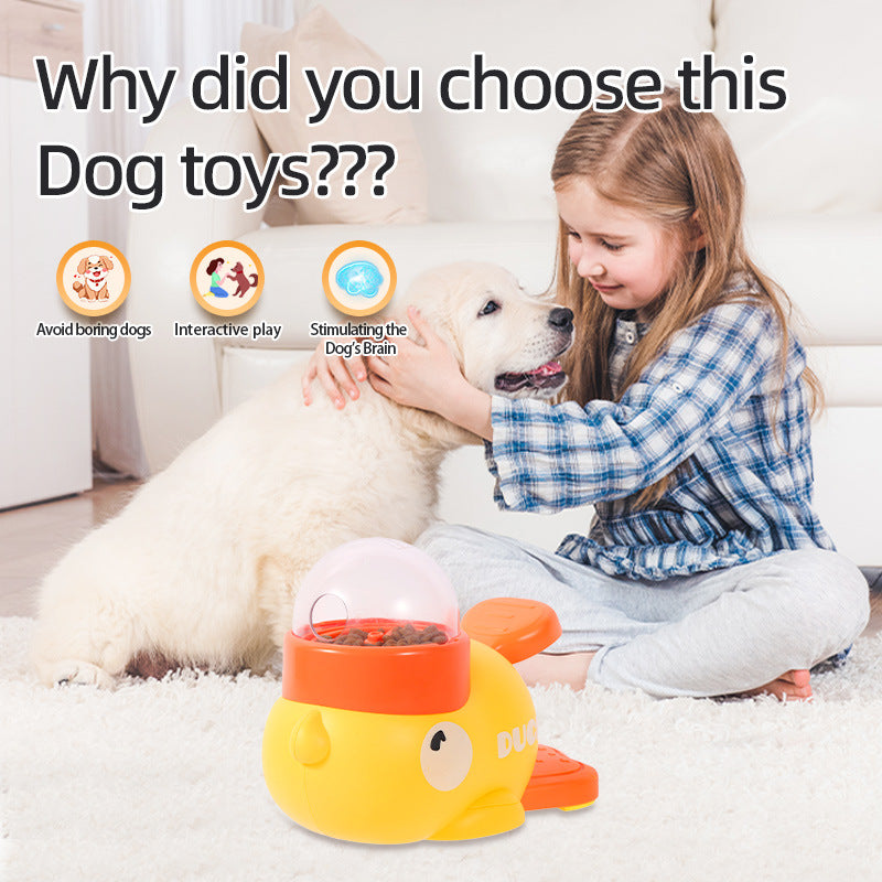 Duck-Shaped Slow Feeder Dog Puzzle