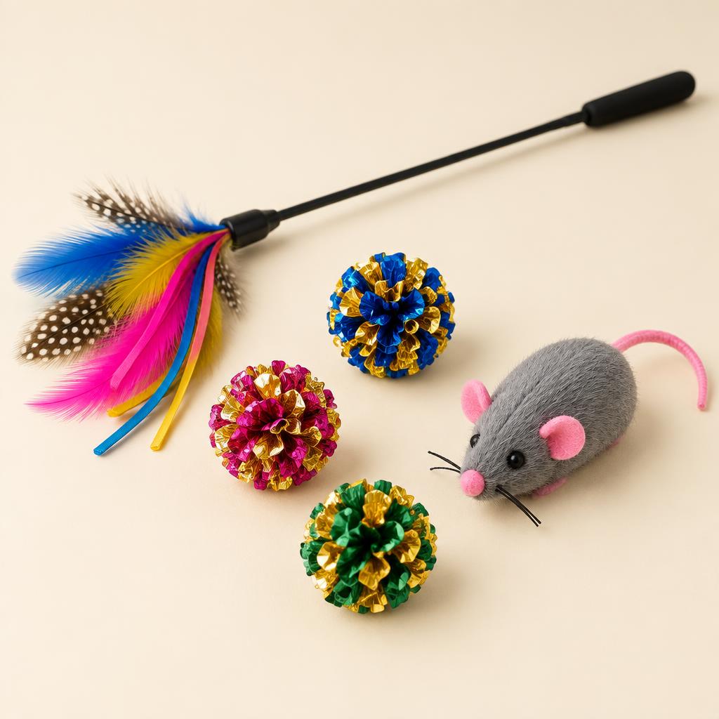 Cat toy set