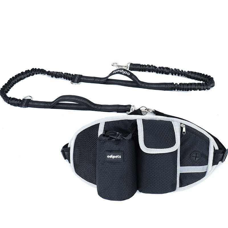 Hands-Free Dog Walking Waist Leash Bag
