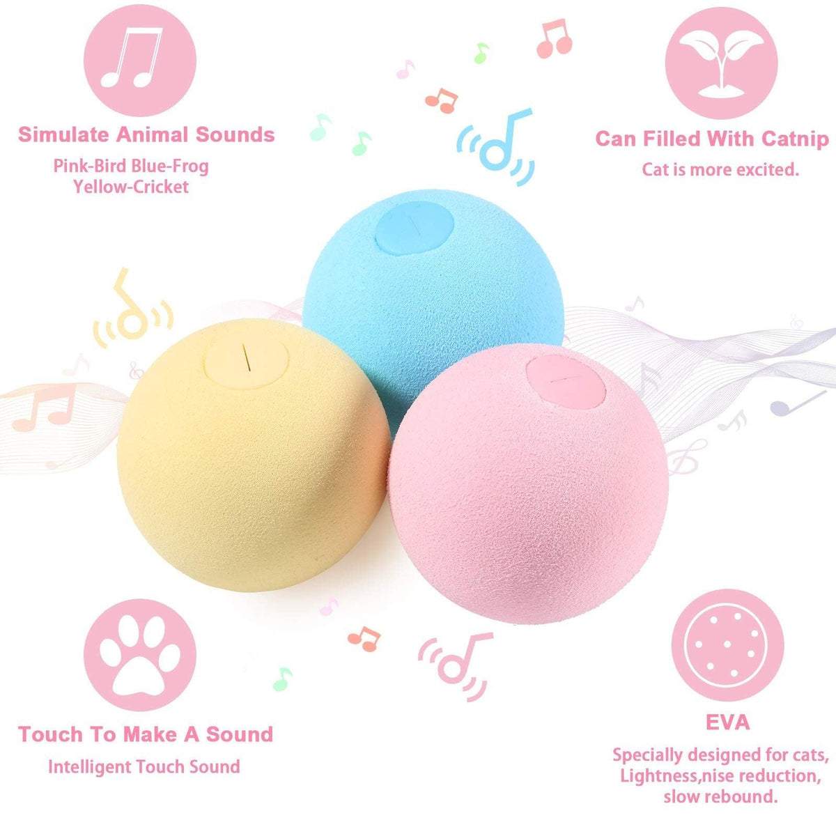 Catnip Cat Play Ball