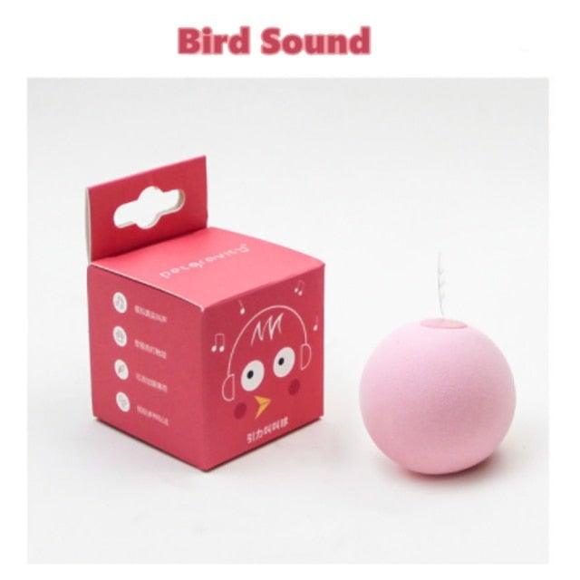 Interactive Chirping Cat Ball Toy with Catnip (3-Pack)