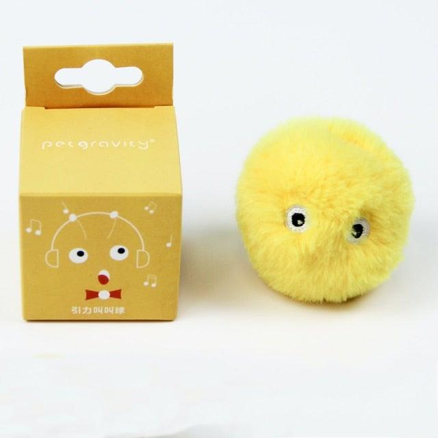 Interactive Chirping Cat Ball Toy with Catnip (3-Pack)