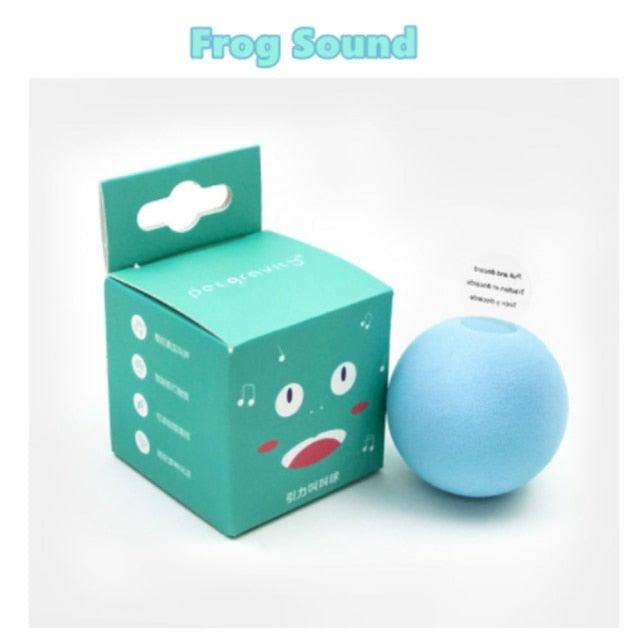 Interactive Chirping Cat Ball Toy with Catnip (3-Pack)