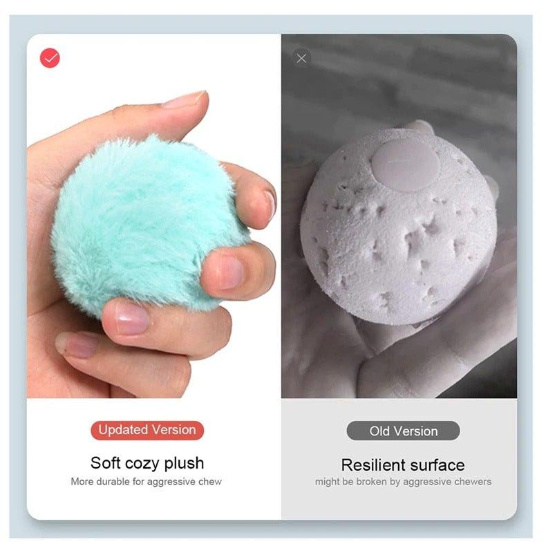 Interactive Chirping Cat Ball Toy with Catnip (3-Pack)